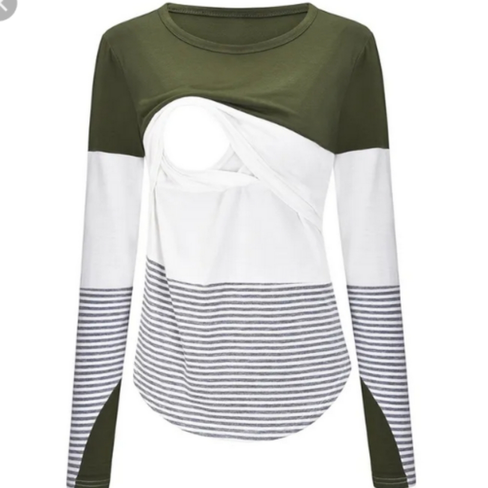 Long Sleeved Nursing Top